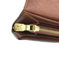LOUIS VUITTON Long Wallet Purse M60531 Monogram canvas Brown Wallet Monogram Portefeuille Sara Women Used Authentic