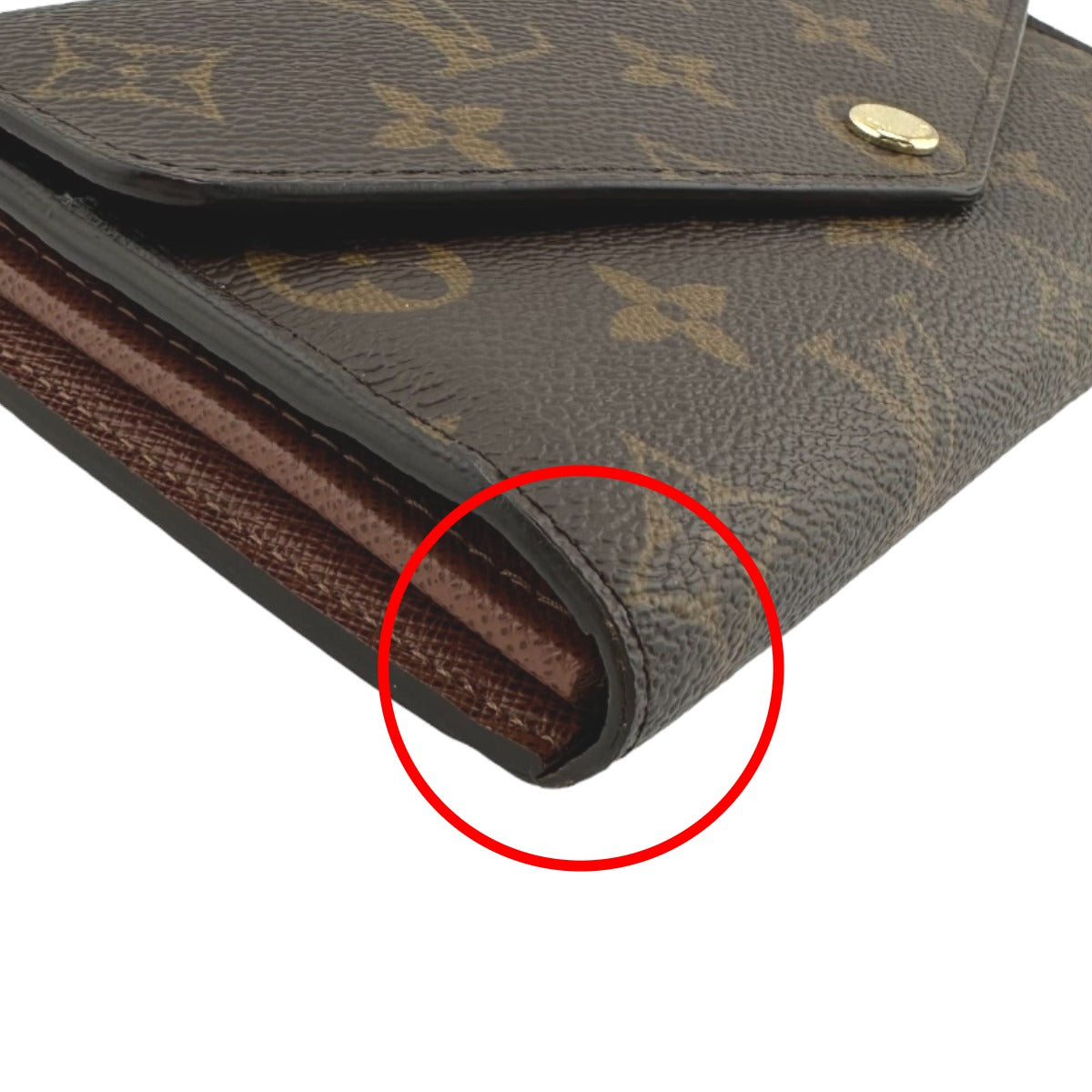 LOUIS VUITTON Long Wallet Purse M60531 Monogram canvas Brown Wallet Monogram Portefeuille Sara Women Used Authentic
