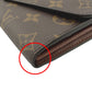 LOUIS VUITTON Long Wallet Purse M60531 Monogram canvas Brown Wallet Monogram Portefeuille Sara Women Used Authentic