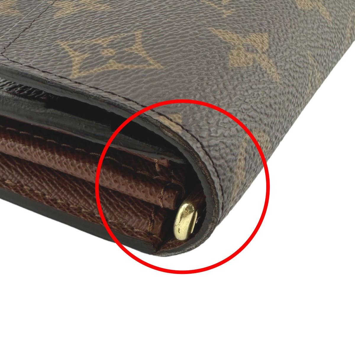 LOUIS VUITTON Long Wallet Purse M60531 Monogram canvas Brown Wallet Monogram Portefeuille Sara Women Used Authentic