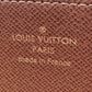 LOUIS VUITTON Long Wallet Purse M42616 Monogram canvas Brown Zip Around Monogram Zippy wallet mens(Unisex) Used Authentic