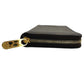 LOUIS VUITTON Long Wallet Purse M41895 Monogram canvas Brown Zip Around Monogram Fuchsia Women Used Authentic