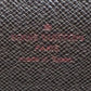 LOUIS VUITTON Long Wallet Purse N60015 Damier canvas, leather Brown Zip Around Damier Zippy wallet old model Women(Unisex) Used Authentic