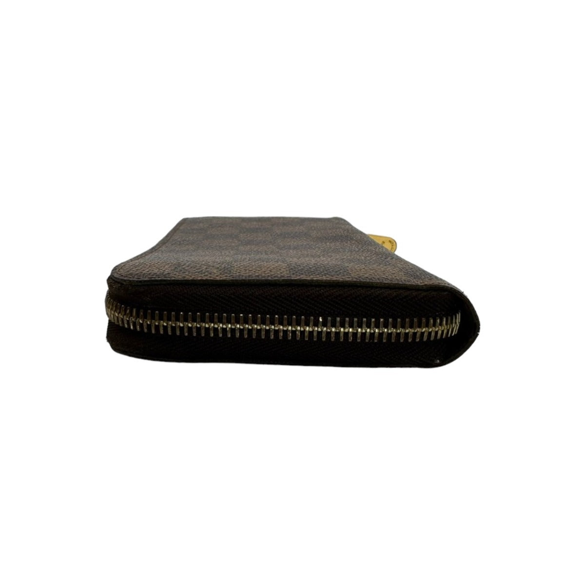 LOUIS VUITTON Long Wallet Purse N60015 Damier canvas, leather Brown Zip Around Damier Zippy wallet old model Women(Unisex) Used Authentic