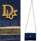 Dior Shoulder Bag Canvas, Leather Navy Trotter Women Used Authentic