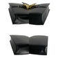 CELINE Handbag Calfskin, Leather black Ribbon logo Metal Women Used Authentic