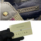 CELINE Handbag Leather, Canvas Brown Triomphe logo Pattern Women Used Authentic