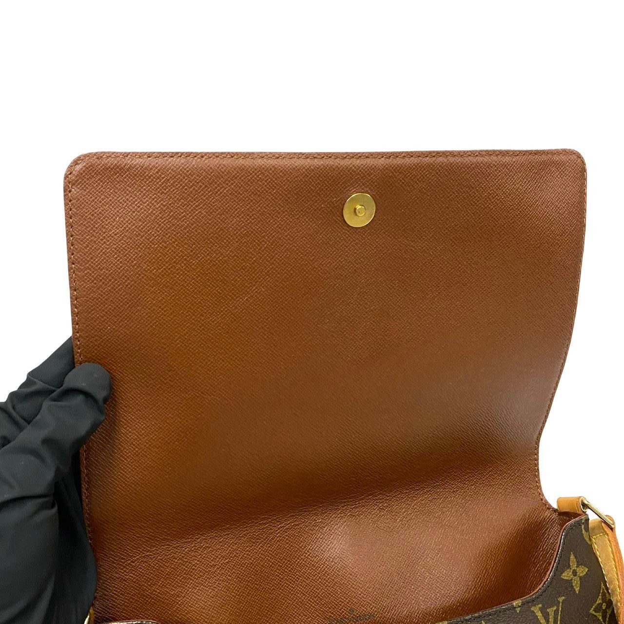 LOUIS VUITTON Shoulder Bag M51388 Leather, PVC Brown Monogram Musette Tango Long mens(Unisex) Used Authentic