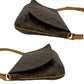 LOUIS VUITTON Shoulder Bag M51257 Leather, PVC Brown Monogram Musette tango mens(Unisex) Used Authentic