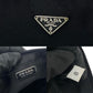 PRADA Handbag Nylon black Triangle Logo Metal Women Used Authentic
