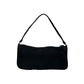 PRADA Handbag Nylon black Triangle Logo Metal Women Used Authentic