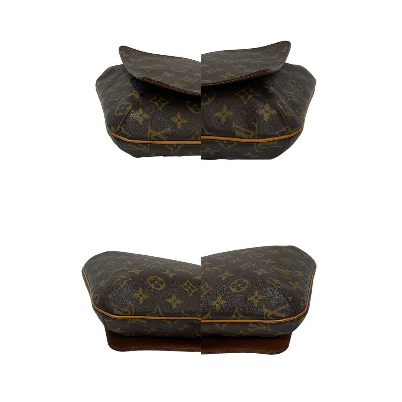 LOUIS VUITTON Shoulder Bag M51258 Leather, PVC Brown Monogram Musette Salsa Women(Unisex) Used Authentic