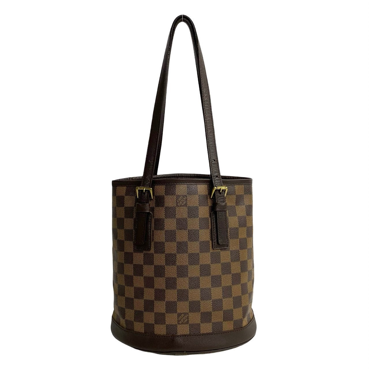 LOUIS VUITTON Tote Bag M42240 leather Brown Damier Male