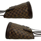 LOUIS VUITTON Tote Bag M42240 leather Brown Damier Male