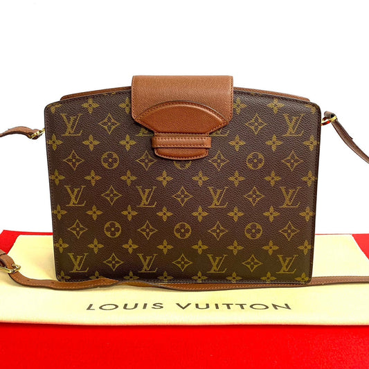 LOUIS VUITTON Shoulder Bag M51375 Leather, PVC Brown Monogram Kurcell mens(Unisex) Used Authentic
