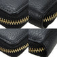 GUCCI Long Wallet Purse 456117 leather black GG Marmont Zip Around Women Used Authentic