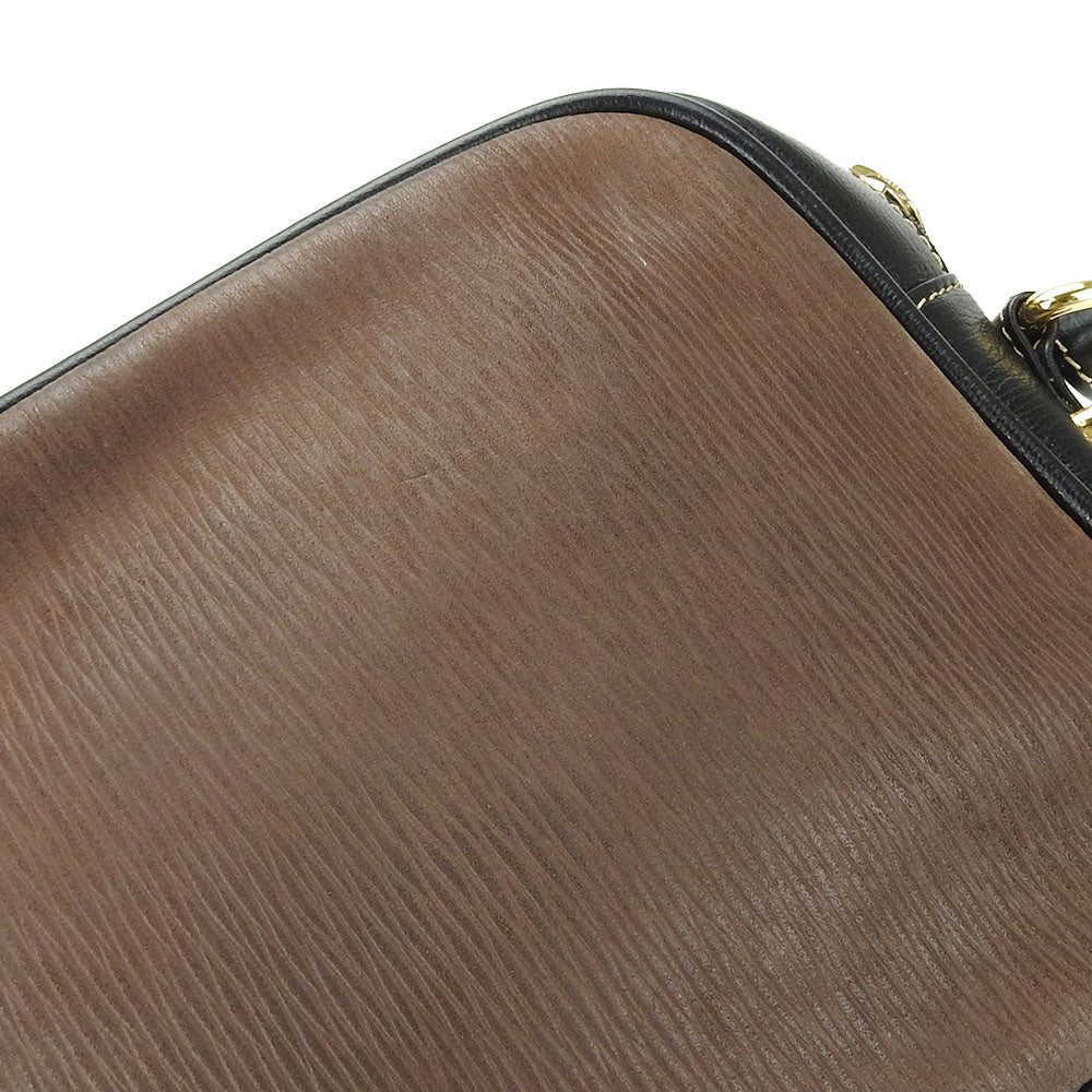 LOEWE Shoulder Bag leather black Velazquez