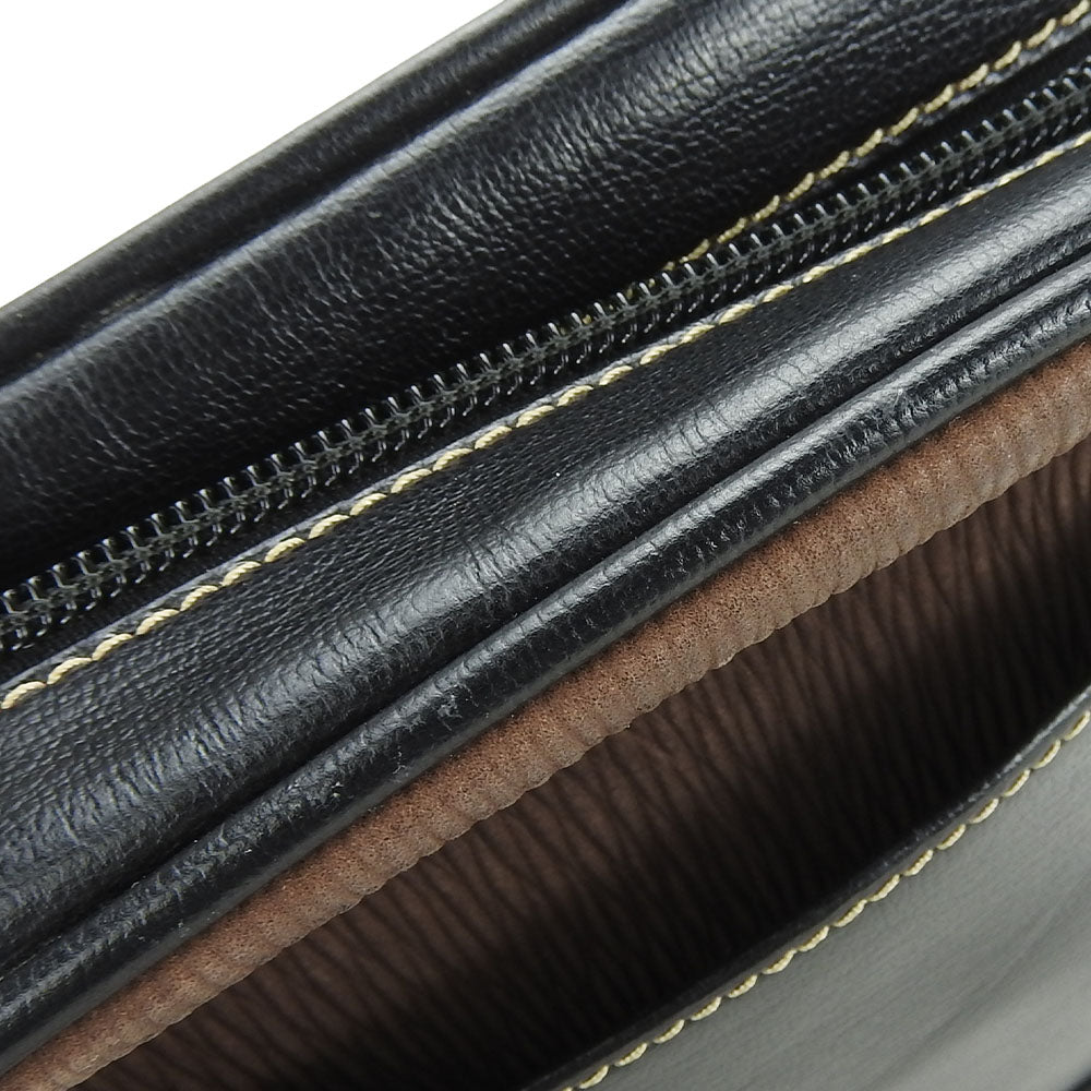 LOEWE Shoulder Bag leather black Velazquez