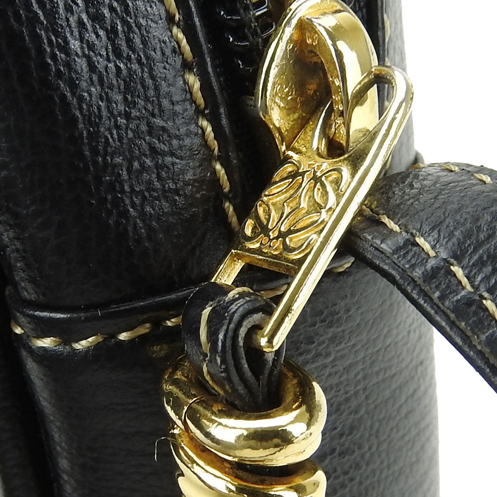 LOEWE Shoulder Bag leather black Velazquez