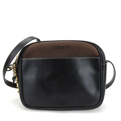 LOEWE Shoulder Bag leather black Velazquez