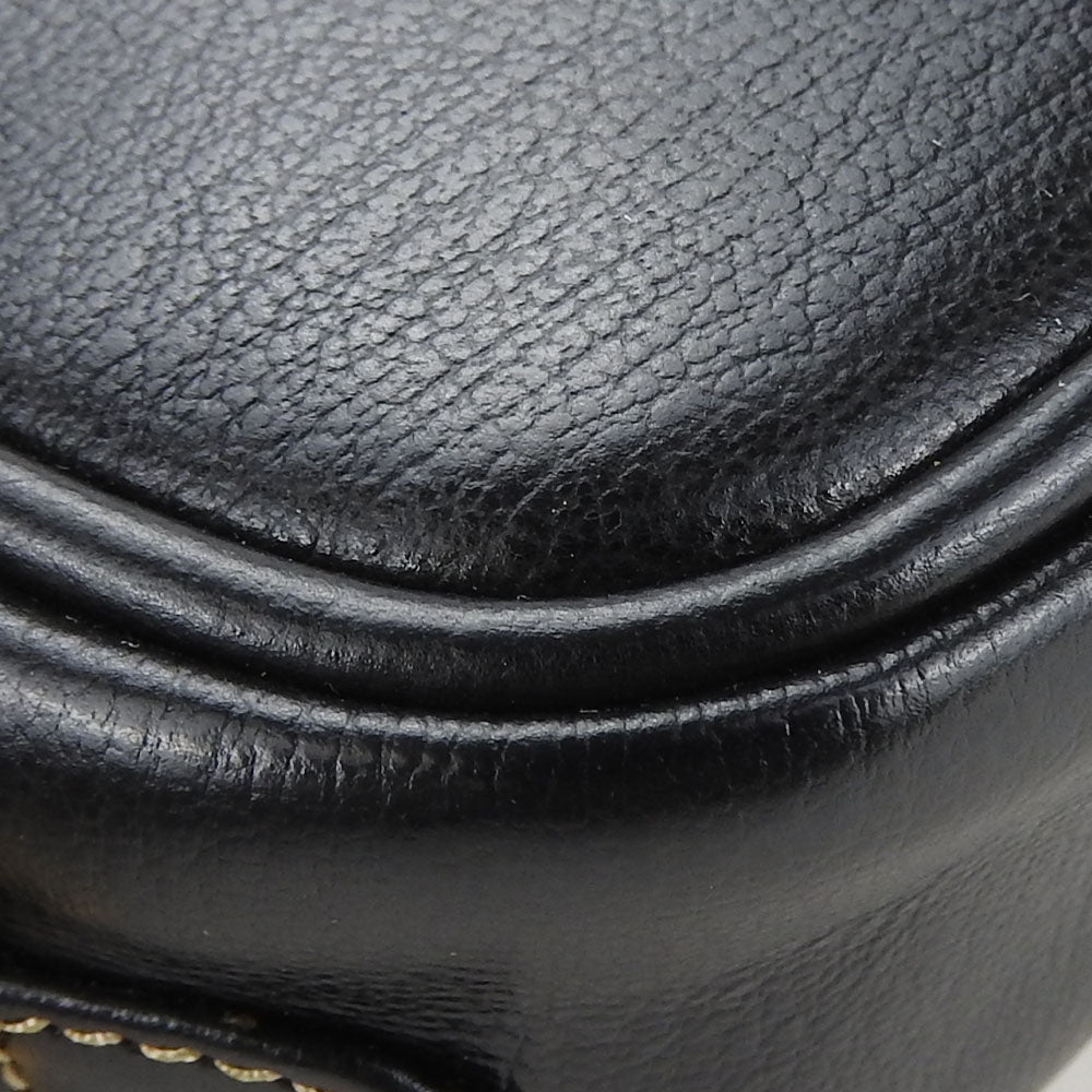 LOEWE Shoulder Bag leather black Velazquez