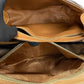 CELINE Shoulder Bag Leather, PVC Brown Macadam Blason Triomphe Pattern Women Used Authentic