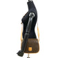 CELINE Shoulder Bag Leather, PVC Brown Macadam Blason Triomphe Pattern Women Used Authentic