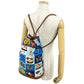 GUCCI Backpack Leather, Canvas multicolor Overall handle Shimo Women Used Authentic