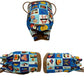 GUCCI Backpack Leather, Canvas multicolor Overall handle Shimo Women Used Authentic