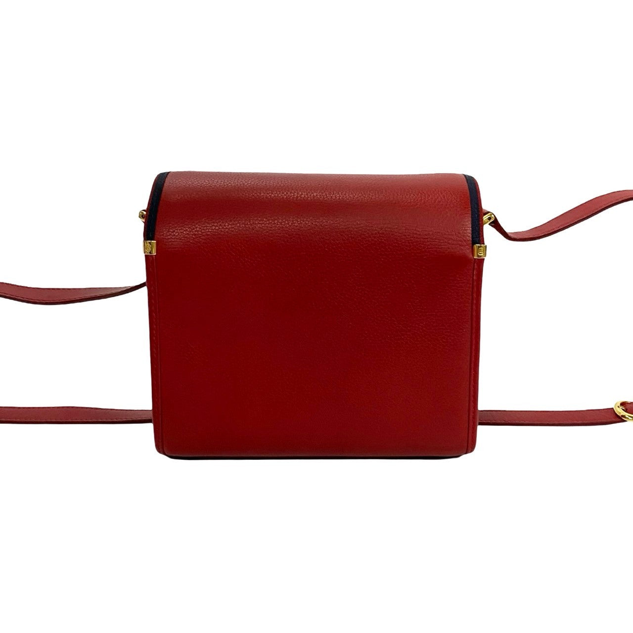 GUCCI Shoulder Bag leather Red