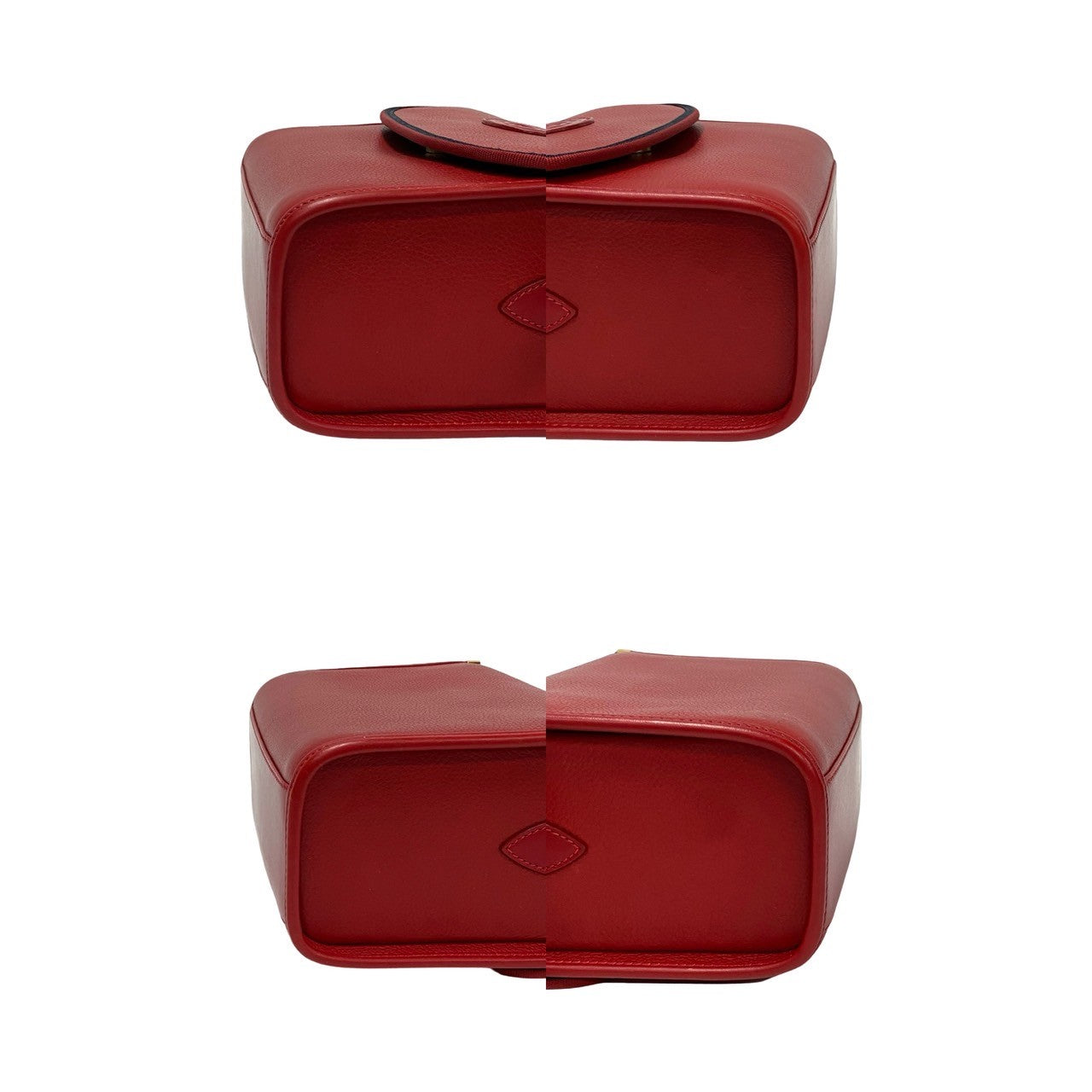 GUCCI Shoulder Bag leather Red