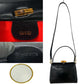 GUCCI Shoulder Bag Calfskin, Leather black Bamboo Women Used Authentic
