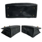 GUCCI Handbag leather black Bamboo Old Gucci Women Used Authentic