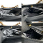 GUCCI Handbag leather black Bamboo Old Gucci Women Used Authentic