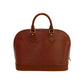 LOUIS VUITTON Handbag M52143 Epi Leather Brown Epi Alma