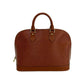 LOUIS VUITTON Handbag M52143 Epi Leather Brown Epi Alma