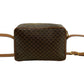 CELINE Shoulder Bag Leather, PVC Brown Macadam Blason Triomphe Pattern Women Used Authentic