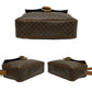 CELINE Shoulder Bag Leather, PVC Brown Macadam Blason Triomphe Pattern Women Used Authentic