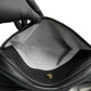 GUCCI Shoulder Bag leather black Micro GG Sherry line Old Gucci Women Used Authentic