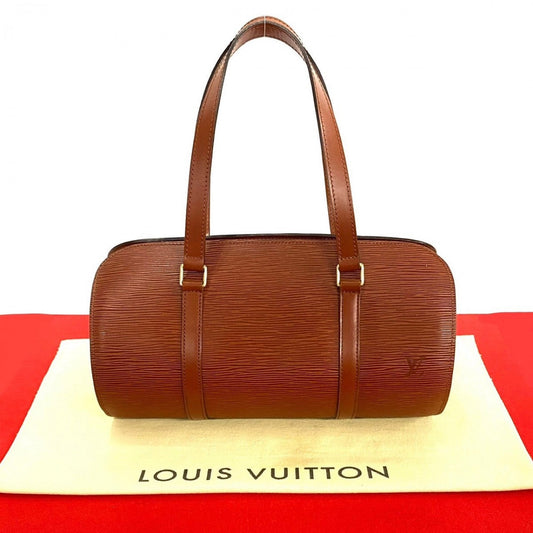 LOUIS VUITTON Handbag M52223 Epi Leather Brown Epi Suflo Women Used Authentic