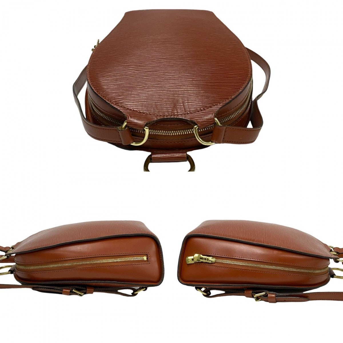 LOUIS VUITTON Backpack M52233 Epi Leather Brown Epi Mabillon Women Used Authentic