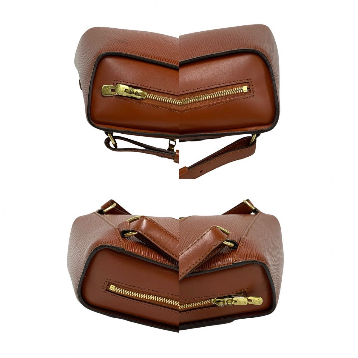 LOUIS VUITTON Backpack M52233 Epi Leather Brown Epi Mabillon Women Used Authentic