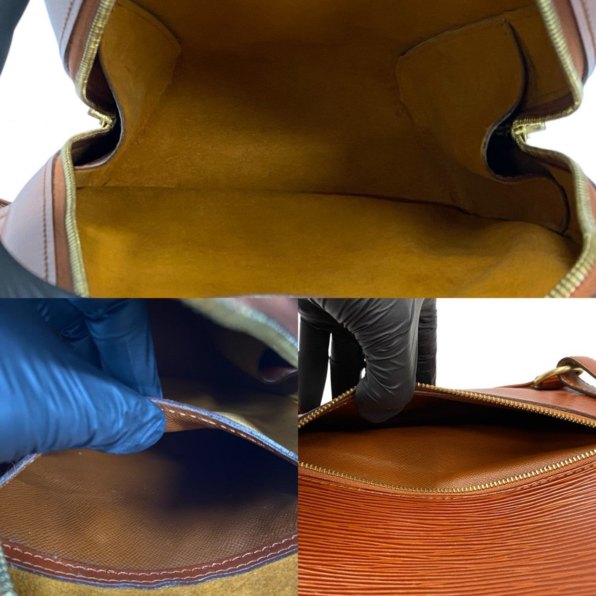 LOUIS VUITTON Backpack M52233 Epi Leather Brown Epi Mabillon Women Used Authentic