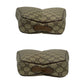 GUCCI Shoulder Bag Leather, PVC Brown GG logo Women Used Authentic