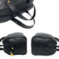 LOEWE Handbag leather black Anagram logo Amazonas Women Used Authentic