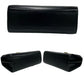 CELINE Handbag Calfskin, Leather black Triomphe logo Metal Women Used Authentic