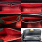CELINE Handbag Calfskin, Leather black Triomphe logo Metal Women Used Authentic