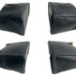 GUCCI Handbag leather Navy Bamboo Women Used Authentic