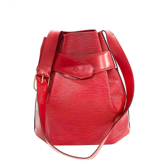 LOUIS VUITTON Shoulder Bag M80207 Epi Leather Red Epi Sac de Paul PM Women Used Authentic