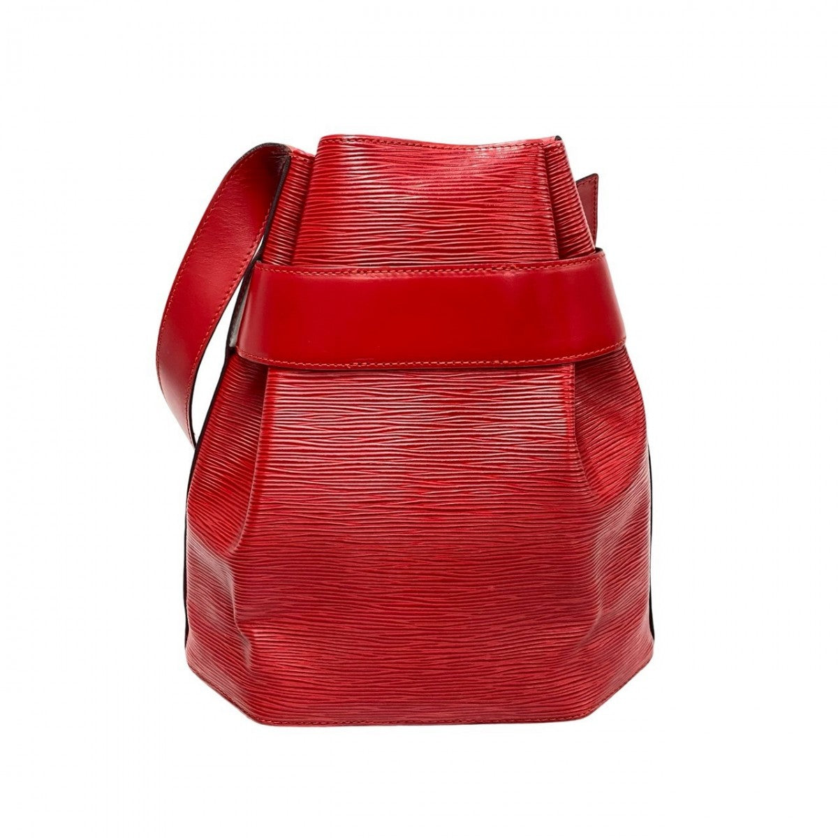 LOUIS VUITTON Shoulder Bag M80207 Epi Leather Red Epi Sac de Paul PM Women Used Authentic